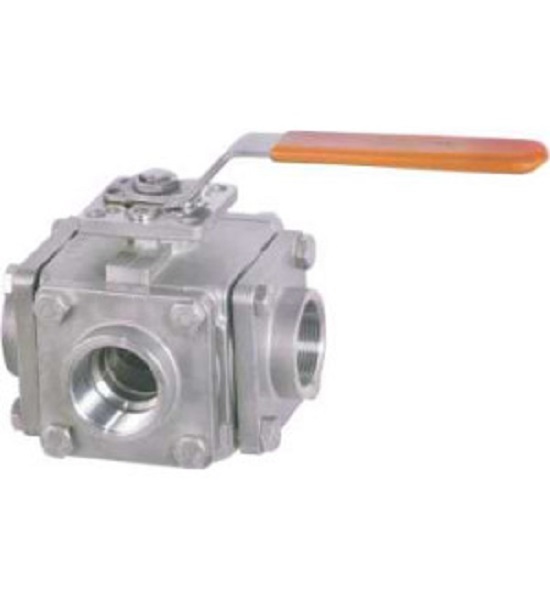 Global Valve Automation - 3-WAY BALL VALVE CLASS 150 FLOATING BALL SCREWED