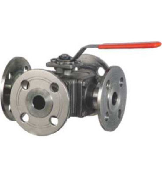 Global Valve Automation - 4-WAY BALL VALVE CLASS 150 FLOATING BALL FLANGED