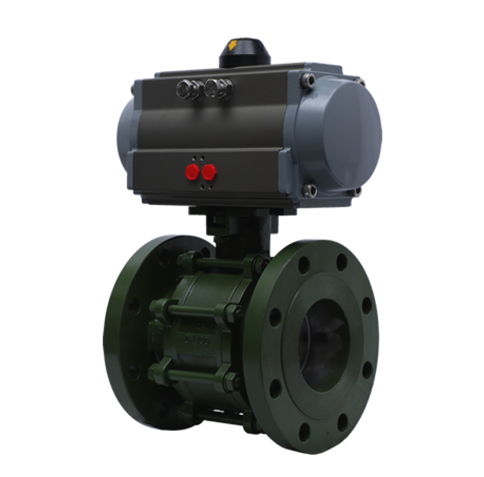 Global Valve Automation - Automation - Pneumatic and Electric Actuator operated ball valve 2 way and 3 way